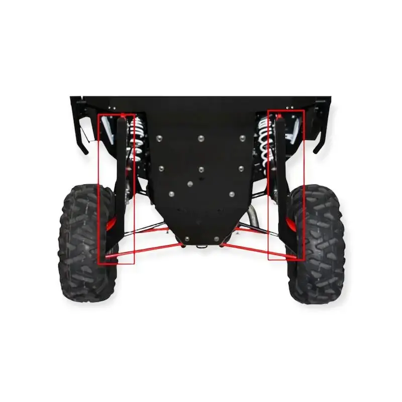 PROTECTIONS TRIANGLES PHD ARRIERES POLARIS RZR 1000 XP et TURBO Bon Marché