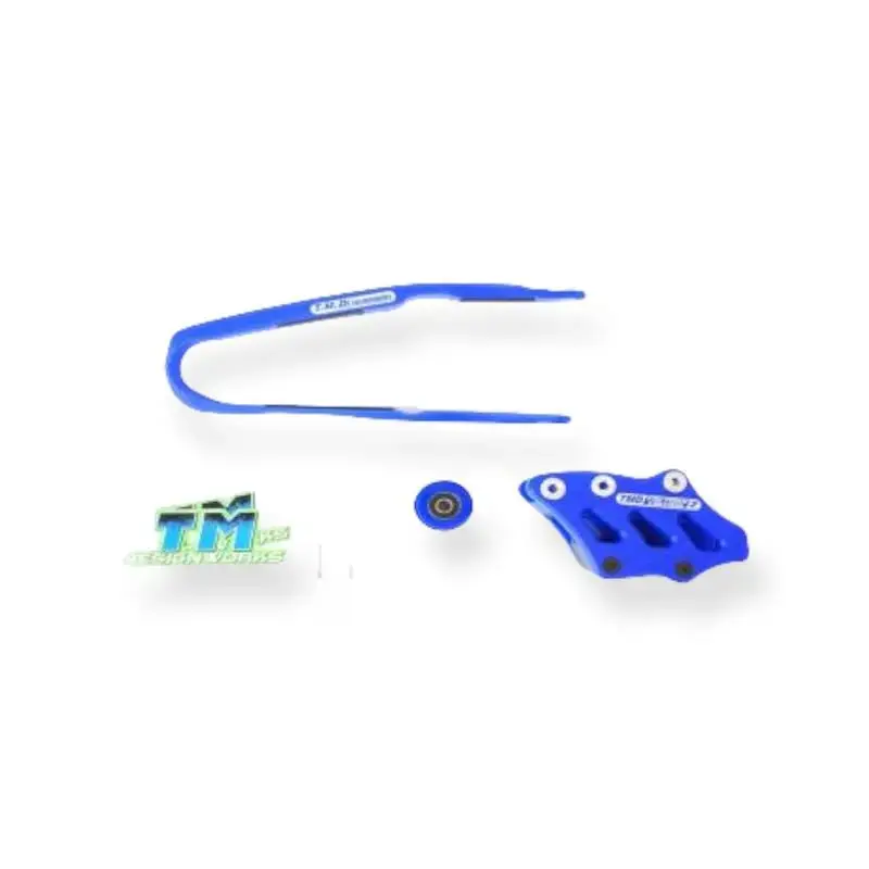 KIT PATINS CHAINE TMD YAMAHA 700R BLEU Quantité Limitée