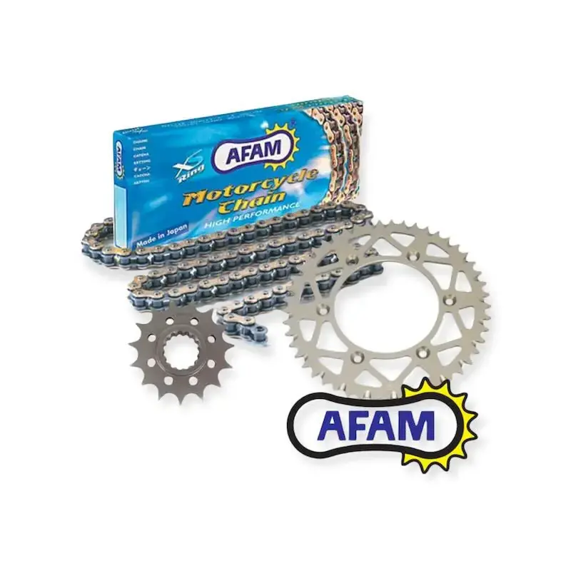 KIT CHAINE ACIER AFAM 13-38 HONDA TRX 450 Seulement Aujourd&rsquo;hui