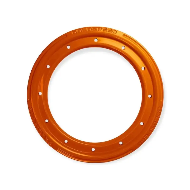 GoldSpeed:PLATEAU DE BEAD LOCK 8&prime; ORANGE ALU ALUMINIUM ORANGE + BOLTS B10A -B11A Achat Immédiat