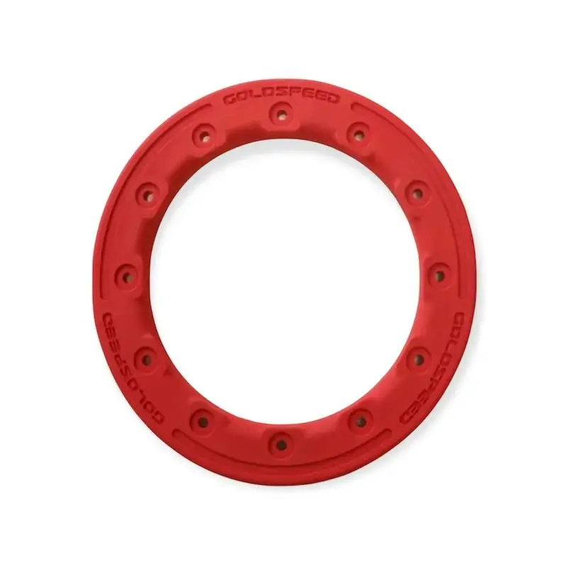 GoldSpeed:PLATEAU DE BEAD LOCK 9&prime; ROUGE PC POLY CABONATE RED + BOLTS B10A – B11A Réduction