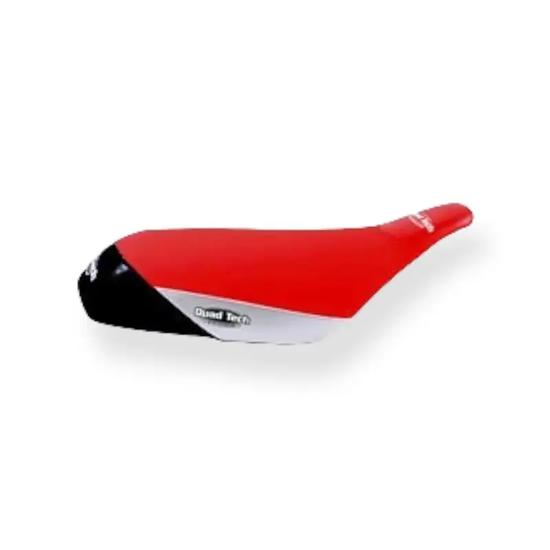Expédition Rapide KIT SELLE QUAD-TECH DESERT ROUGE/ARGENT/NOIR HONDA TRX 450