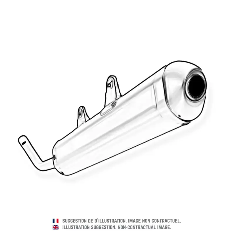 Haute Qualité Silencieux 2 temps pour HONDA CR 250 (92-92)