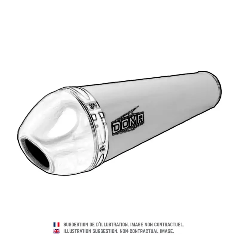 Silencieux 4 temps pour YAMAHA RAPTOR 250 (08-10) Alu / Whisper Prix Promo