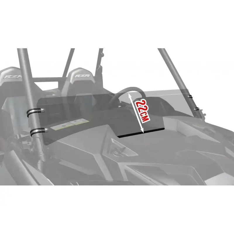 Quantité Limitée Déflecteur pare-brise plexi – Polaris RZR Trail S