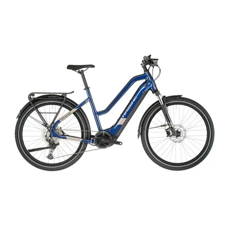 Dernier Modèle HAIBIKE – Trekking 7 – Taille S – Bleu et Sable
