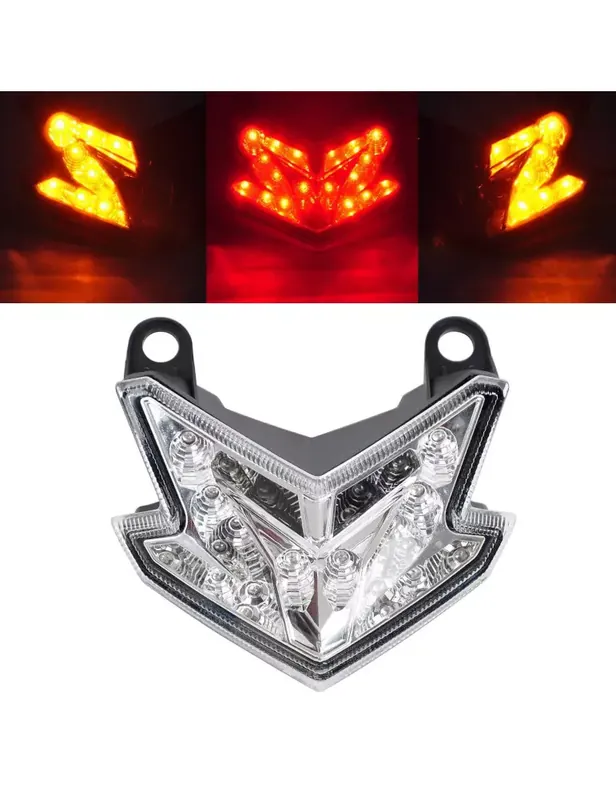 Bon Marché Feu Arriere + Clignotants Intégrés Kawasaki Z800 ZX6R 636 / 2013 2014 2015 2016