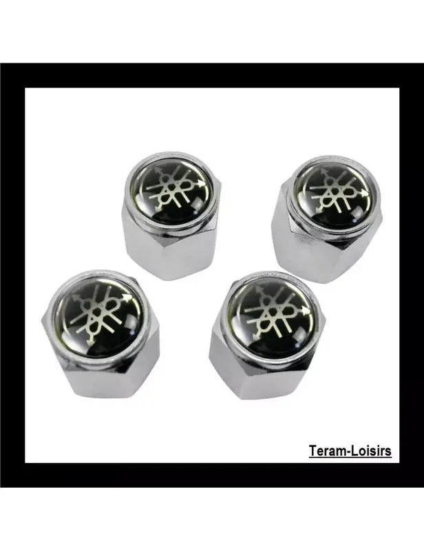 Petit Prix Bouchon de Valve Aluminium + Joint étanchéité pour Moto et Quad YAMAHA NEUF