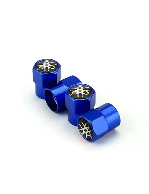 2 Bouchons de Valve Bleu pour YAMAHA Remise