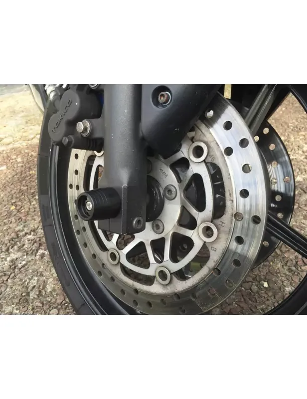 Protection Fourche / Roulette Axe Roue Avant Z800 Z1000 / 2011 2012 2013 2014 2015 Offre Limitée