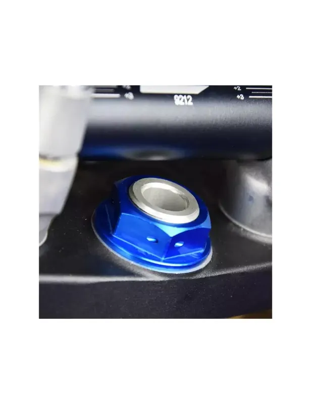 Populaire Ecrou de colonne de direction SCAR bleu Yamaha YZ125/250