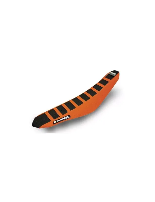 Bon Plan Housse de selle BLACKBIRD Zebra noir/orange KTM
