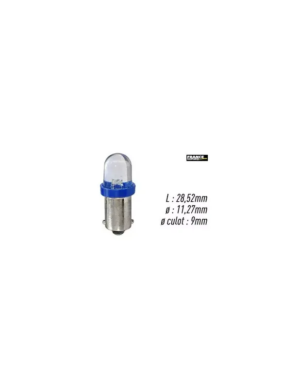 AMPOULE BLEU TYPE BA9S/T4W Marque