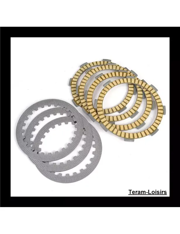 Kit Disques garnis + lisses Embrayage pour HONDA NSR 50 X à partir de 1999 Prix Réduit