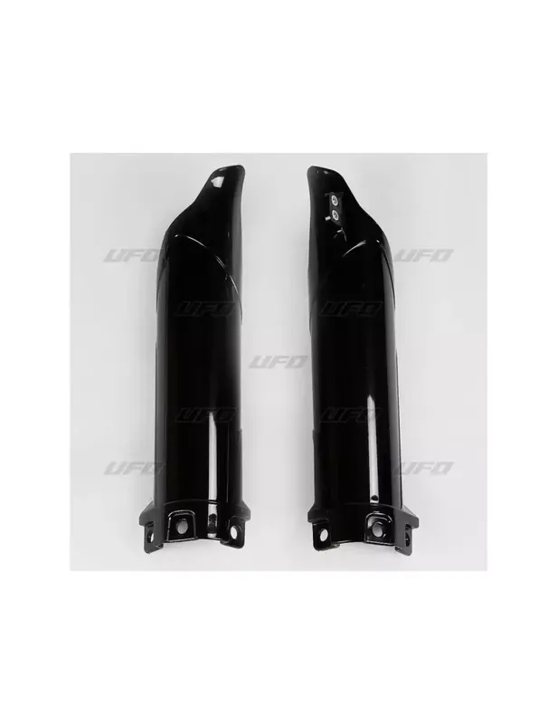 Usine Directe Protections de fourche UFO noir Kawasaki KX85