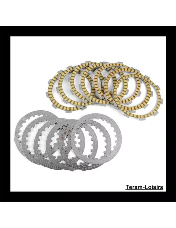 Kit Disques garnis + lisses Embrayage pour YAMAHA SDR 200 de 1987 à 1989 Vente Directe