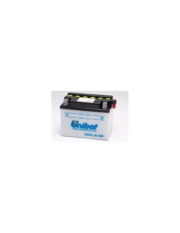 Vente Directe Batterie Unibat CB4L-B – Livrée avec flacons d'acide séparé.