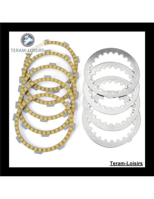 Offre Limitée Kit Disques garnis + lisses Embrayage pour Yamaha RT 100 A/B/D/E de 1990 1991 1992 1993 1994 1995 1996