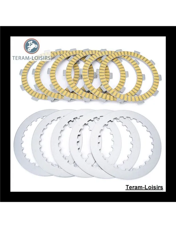 Offre Exclusive Kit Disques garnis + lisses Embrayage pour Honda AX-1 NX 250 de 1989 1990 1991 1992 1993 1994