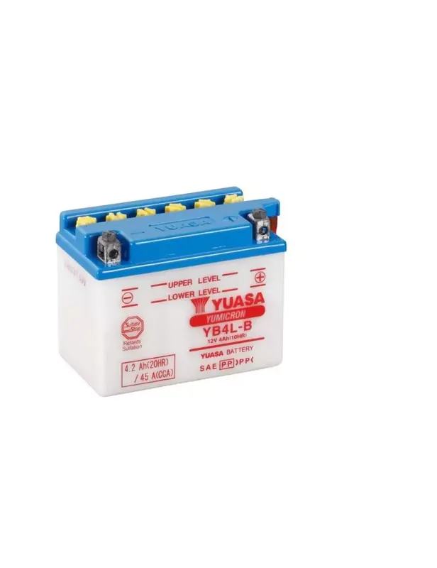 Dernière Chance Batterie YUASA YB4L-B conventionnelle livrée avec pack acide