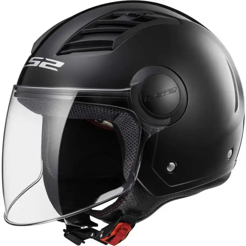 Réduction DESTOCKAGE !! Casque Jet LS2 OF562 Airflow Noir Mat (Taille L)
