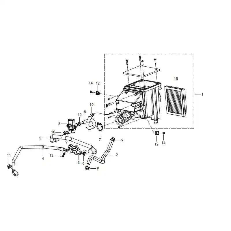 Boitier Filtre à Air 13 – VIS M6X12 Achetez Aujourd&rsquo;hui