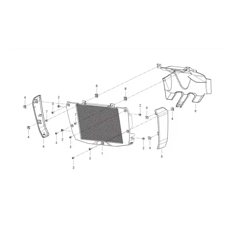 Réduction Cache Radiateur 4 – ECROU CAGE M5 QJ