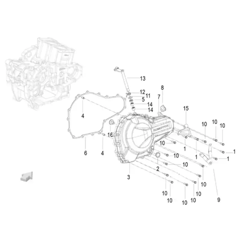 Carter Embrayage 1 – VIS M6X28 QJ Affaire À Saisir