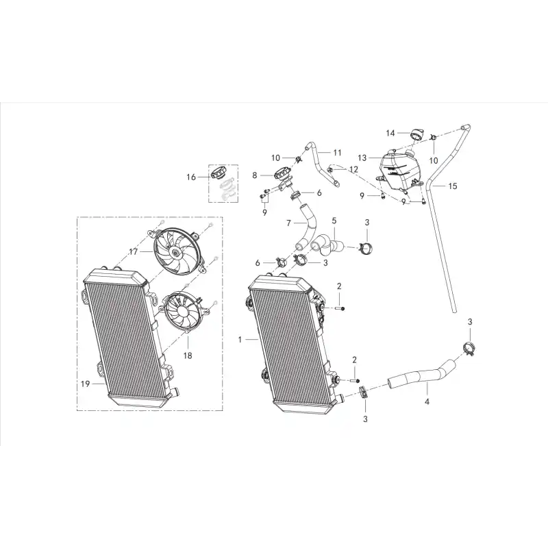 Refroidissement 2 - VIS M6X25 QJ Populaire