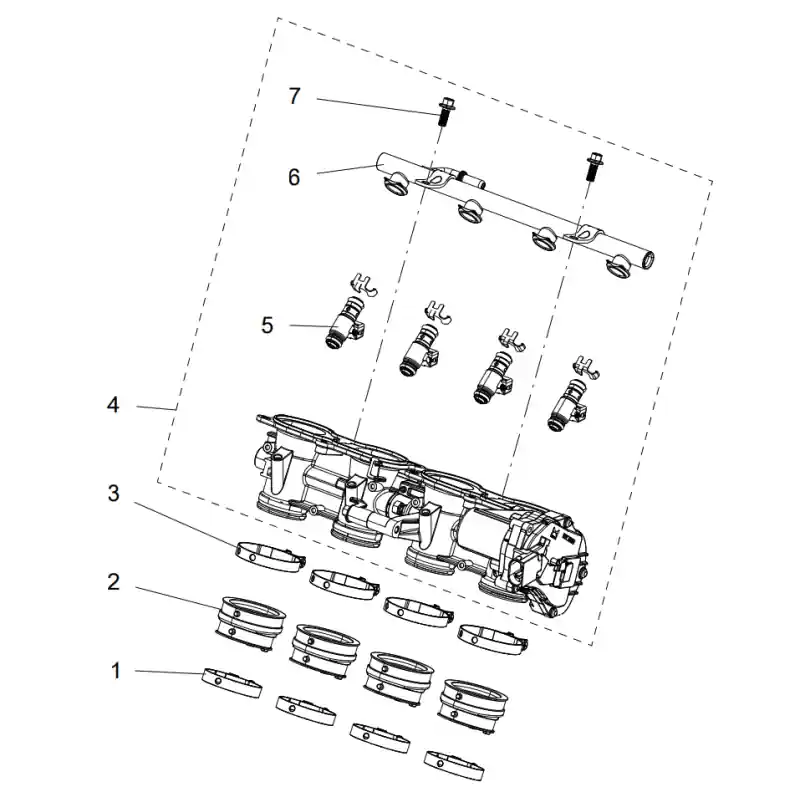 Réduction Système Injection 7 – VIS M6X16