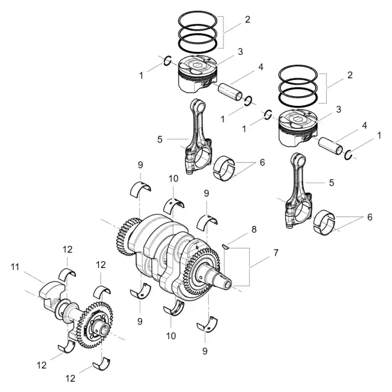 Livraison Express Vilbrequin / Pistons 1 – CLIP AXE DE PISTON