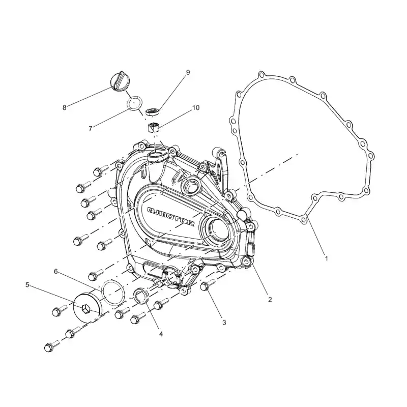 Carter Embrayage 3 – VIS M6X25 QJ Authentique