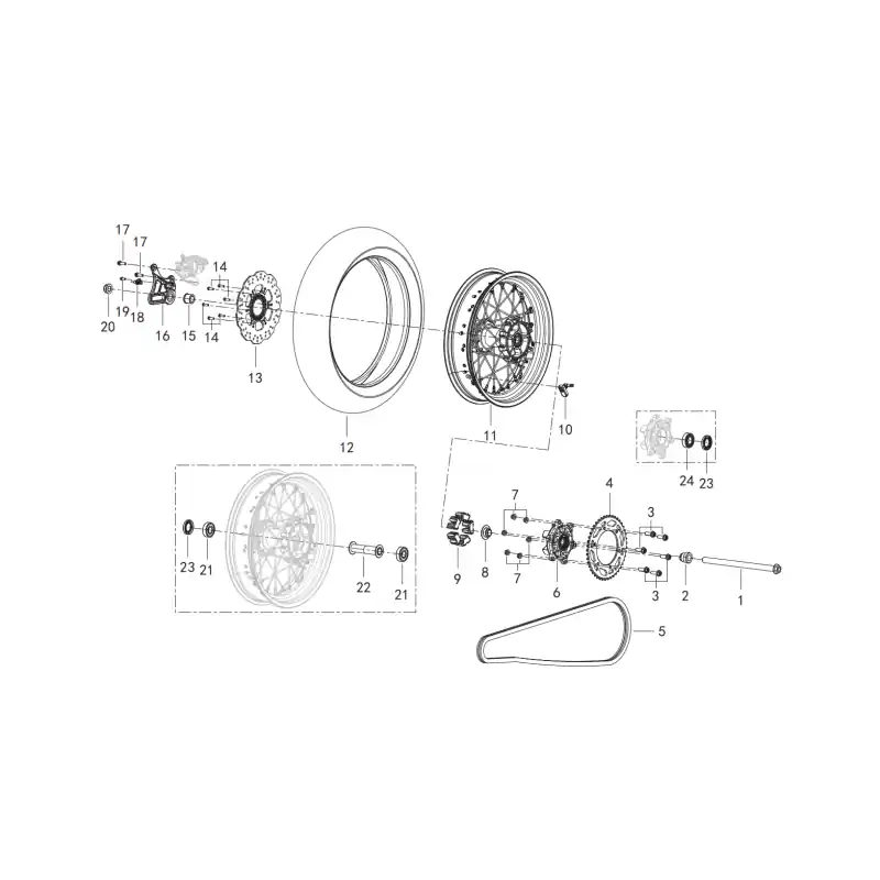 Roue Arrière 3 – VIS M10X1 Seulement Aujourd&rsquo;hui