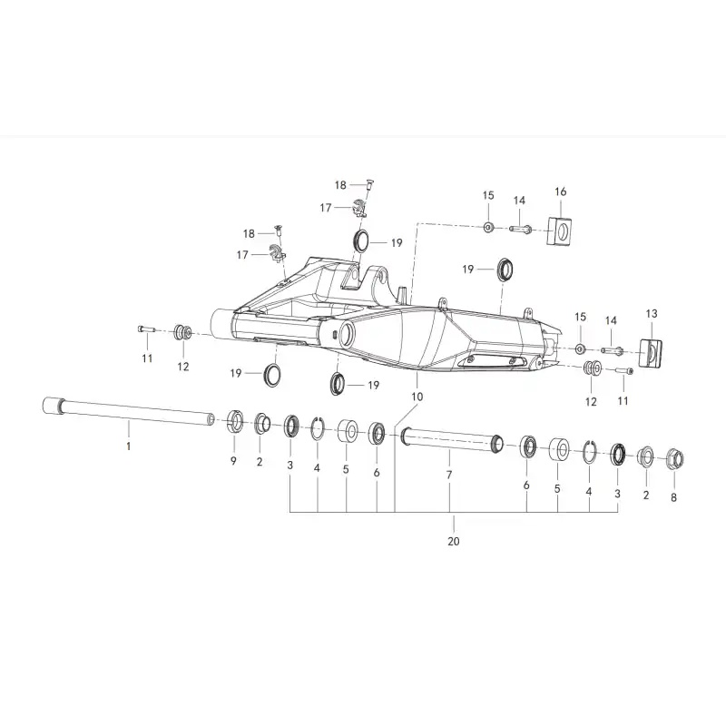 Satisfait Ou Remboursé Bras Oscillant 11 – VIS M6X25 QJ