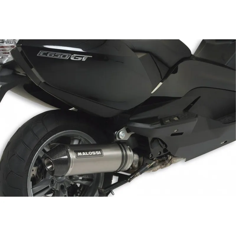 Pot d&rsquo;échappement Malossi BMW C650GT 12-15 Homologué silencieux Maxi Wild Lion Soldes