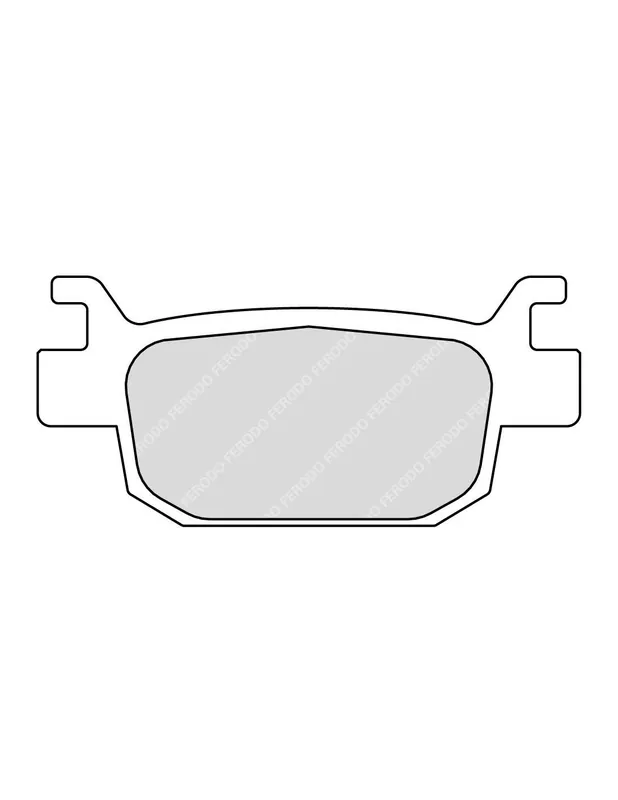 Authentique Plaquettes de frein ARRIERE Ferodo Honda ADV 350