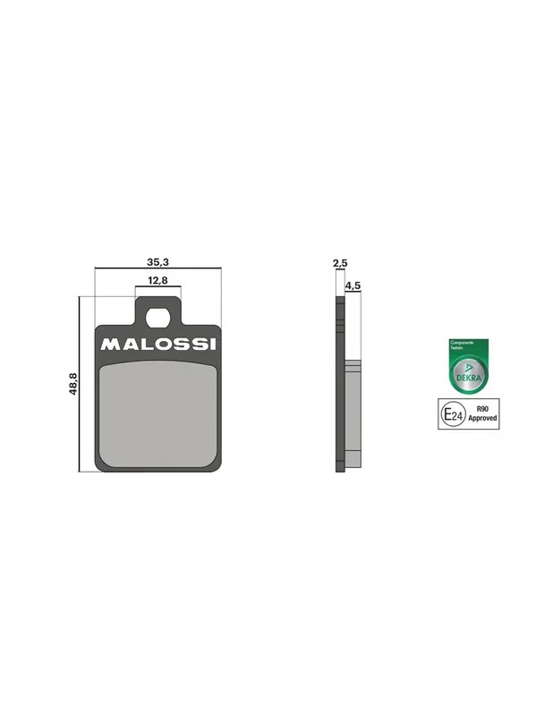 Soldes Plaquettes de frein ARRIERE Malossi Sym Jet X 125 21-23