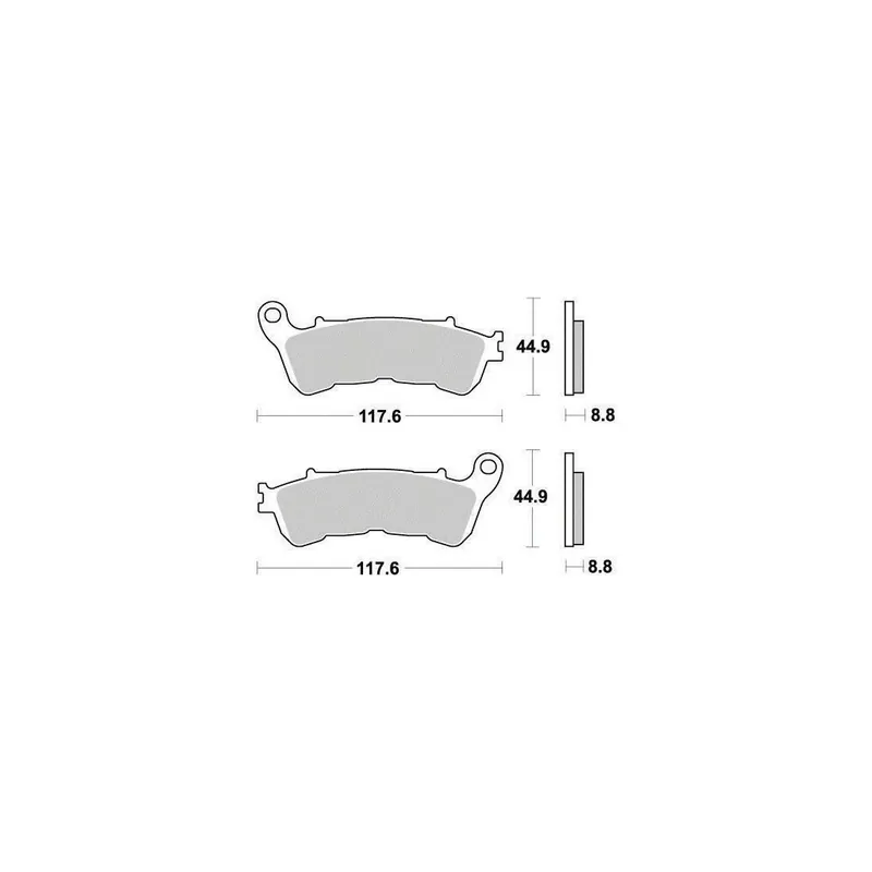 Pas Cher Plaquettes de frein AVANT Suzuki Burgman 125 07-13