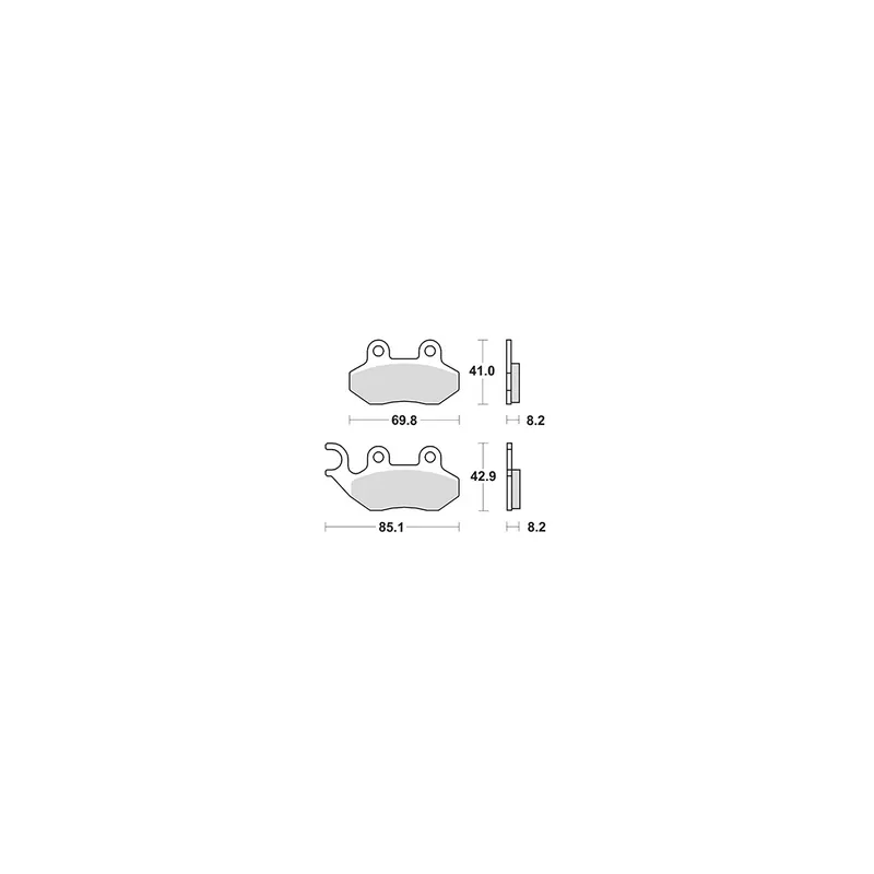 Super Prix Plaquettes de frein AVANT Perfect Sym Jet 14 125