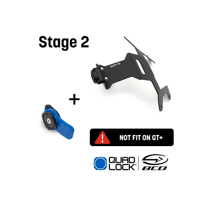 Retour Gratuit Support Quadlock BCD Yamaha Tracer 9 / GT (Version STAGE 2)