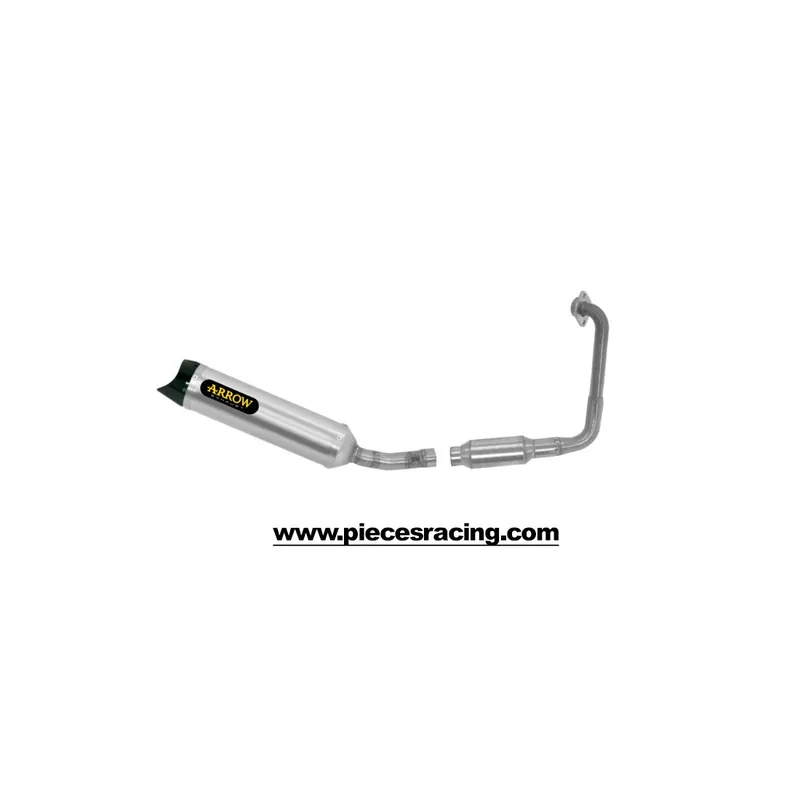 Retour Gratuit Pot Arrow Thunder Titane ligne Yamaha YZF-R 125 19-20 (embout carbone)