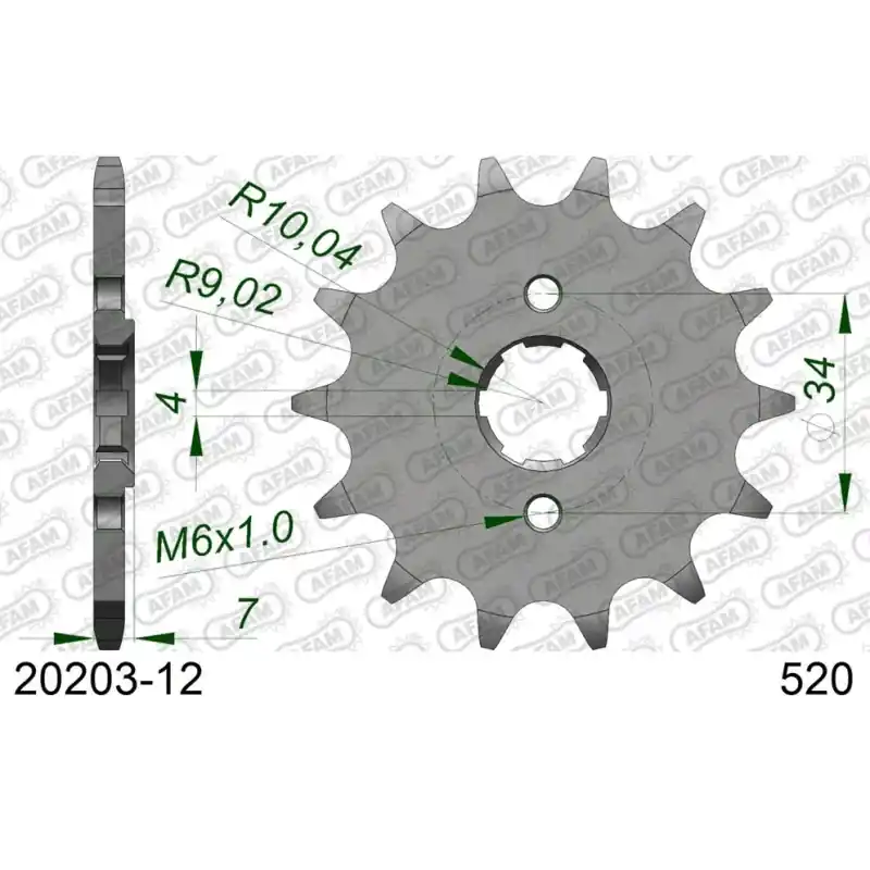 Achetez Aujourd&rsquo;hui Pignon 12 dents pour chaine 520