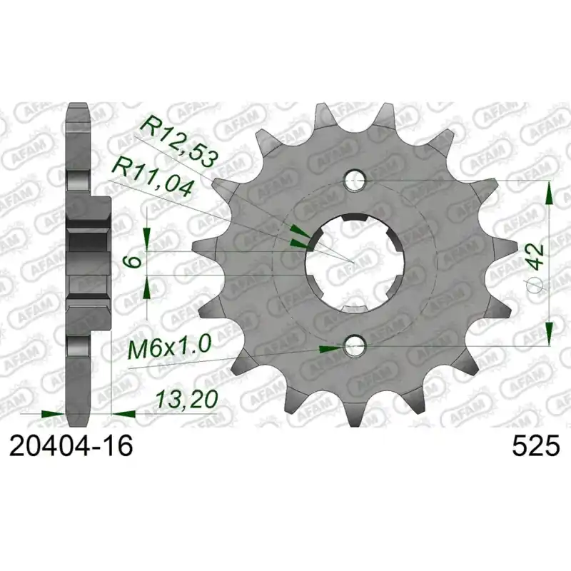Acheter En Ligne Pignon 16 dents pour chaine 525