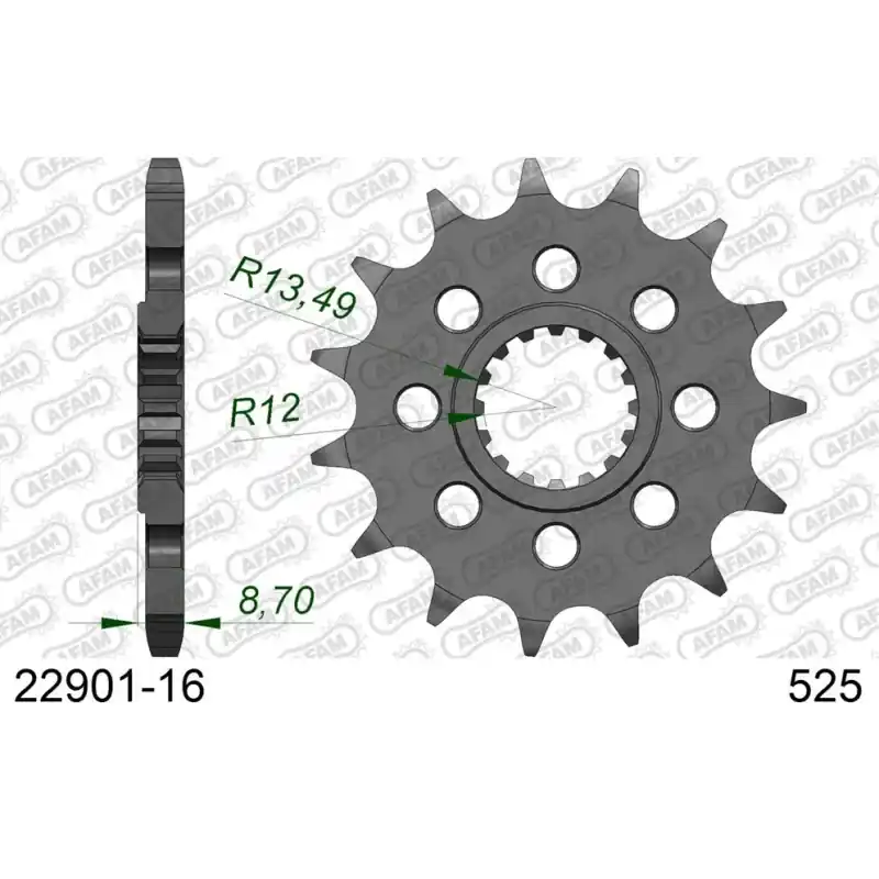 Quantité Limitée Pignon 16 dents pour chaine 525
