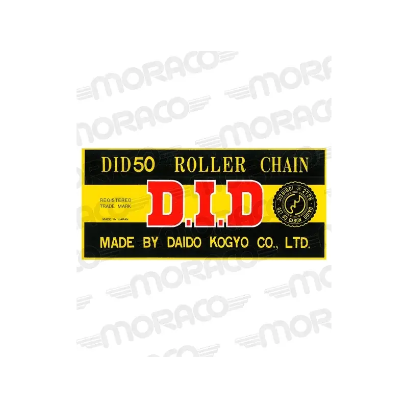 Offre Du Jour Chaine DID 530 Standard Pas de 530 – Couleur Acier