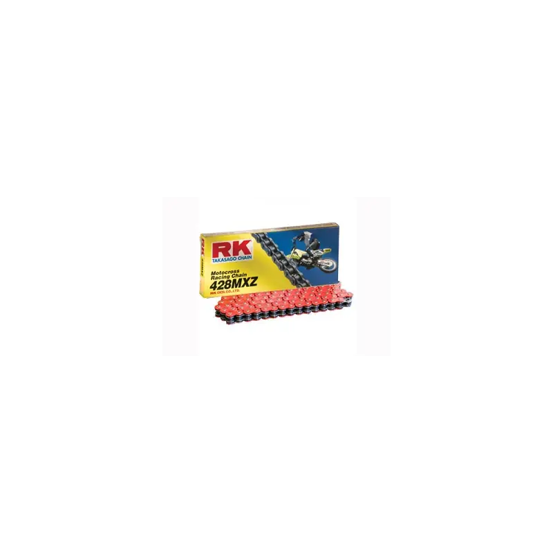 Offre Limitée Chaine RK NR428MX Motocross Ultra Renforcée Pas de 428 – Couleur Rouge