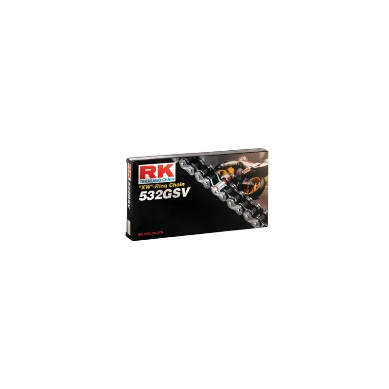 Commander Vite Chaine RK 532GSV XW'Ring Ultra Renforcée Pas de 532 – Couleur Acier