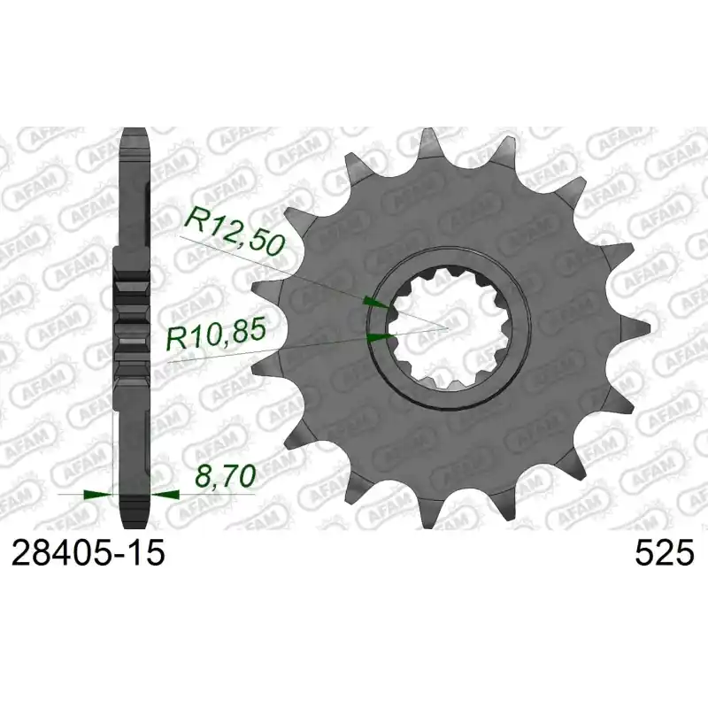 DID KIT CHAINE ACIER KAWASAKI Z 1000 2007-2009 Affaire À Saisir