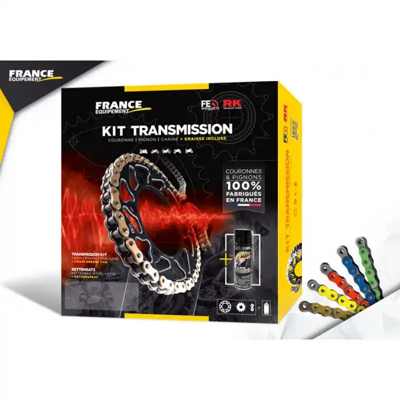 Seulement Aujourd&rsquo;hui KIT ACIER YAMAHA YFM 700 Raptor 2005/06 14X38 RK520GXW