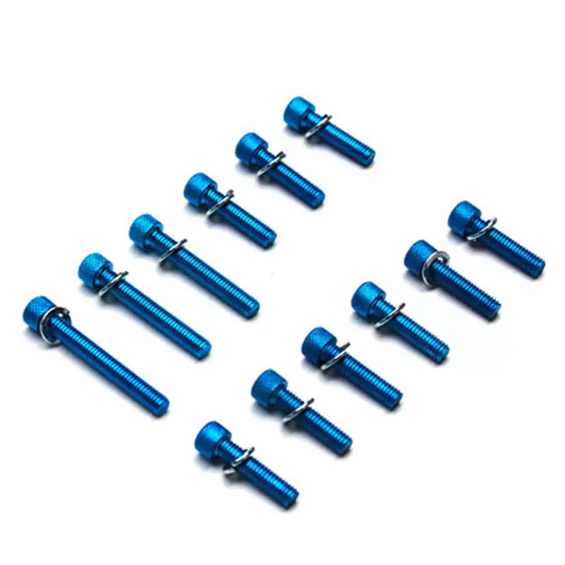 Prix Réduit Visserie Carter Kick MBK Booster Nitro YAMAHA BW's Aerox – Alu Bleu